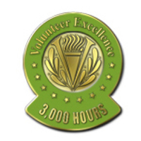 Volunteer Excellence - 3000 Hours